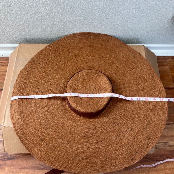 Natural Jute Wide Brim Hat